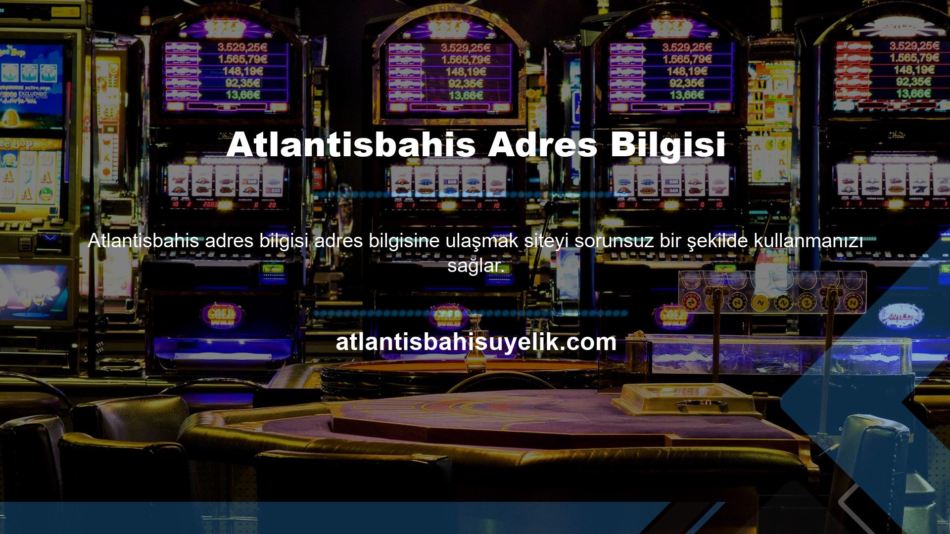 Yeni Atlantisbahis giriş bilgileriniz için geçerli bir adres olmadan bahis sitesine giriş yapamazsınız